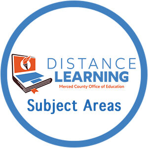 Distance Learning Subject Areas page